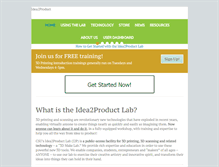 Tablet Screenshot of idea2product.net